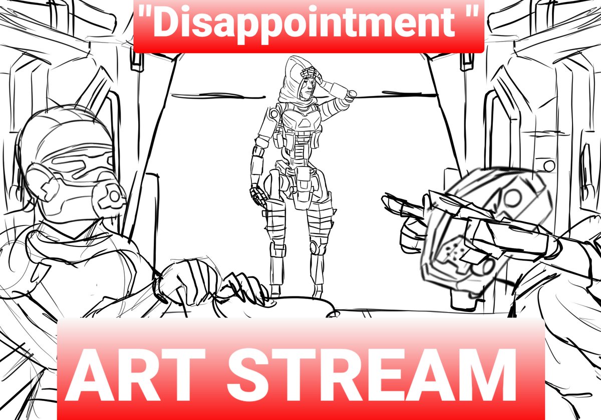 Art stream now! -  'Disappointment ' #streaming #StreamingLive #Titanfall2 @TitanfallArt @Titanfallgame #artwork #twitch #streamingtwitch #WorkinProgress
#art Please- ❤🔄 and join to our artwork and Q&A,  see you there Pilots
Twitch link : m.twitch.tv/hammonds_angel…