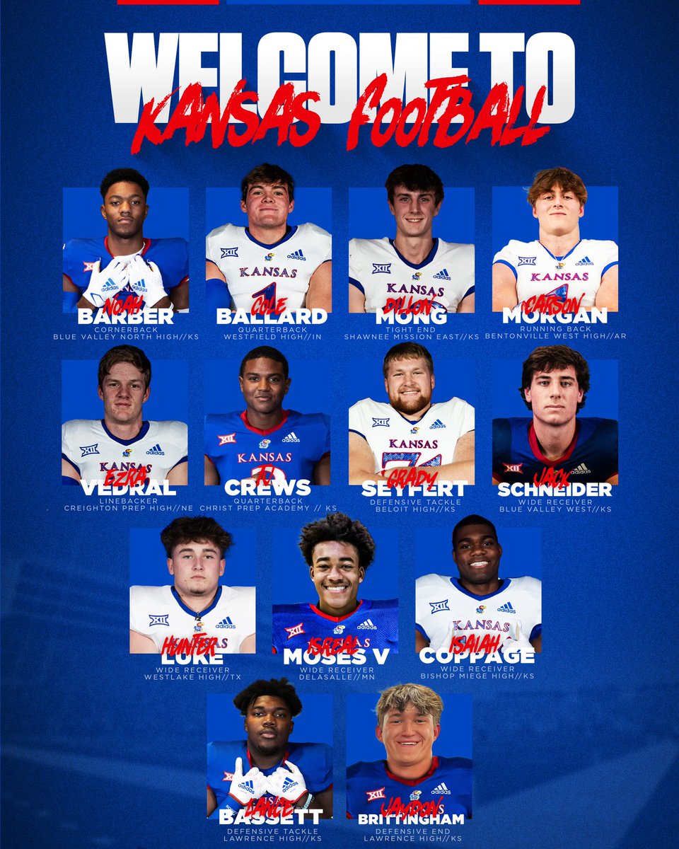 Kansas Football tweet media