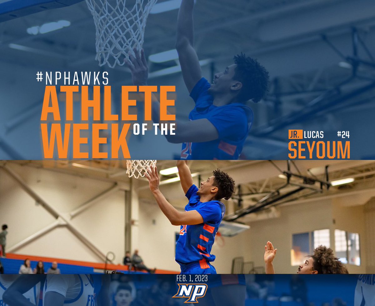 The winner of the #NPHawks Athlete of the Week is… <a href="/NewPaltzMBB/">New Paltz Basketball 🏀</a> <a href="/Lseyoum2411/">Lucas Seyoum</a> 🔸🔹

Congrats!!

#AOW #npmbb #suny #newpaltz #theresonlyone #athleteoftheweek #d3hoops