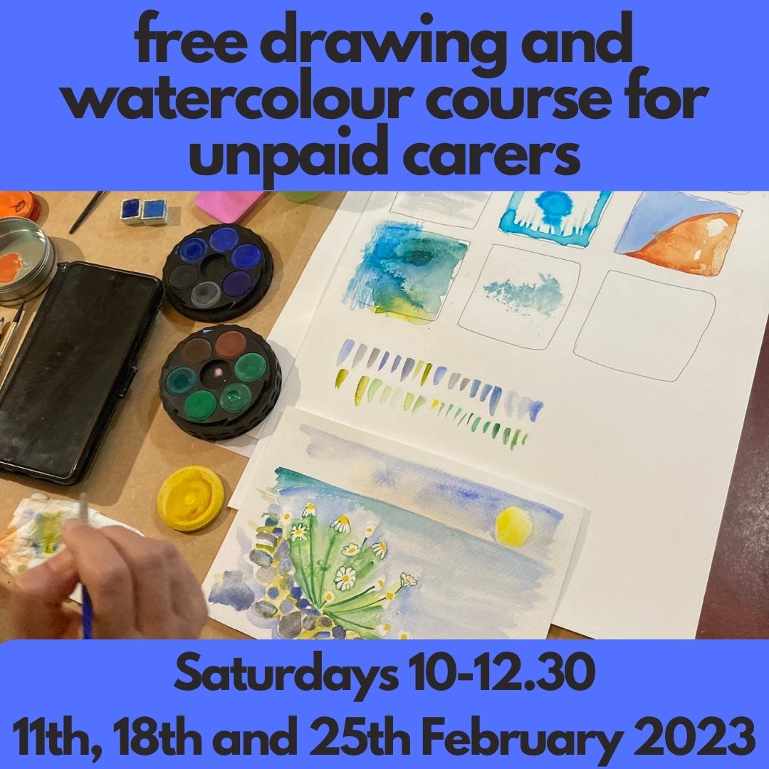 dilys_burrell's tweet photo. Free drawing and watercolour course for unpaid carers in Pembrokeshire. No experience necessary - it's not about being able to draw but learning to relax through art :)

Visit https://t.co/uQo1Jm2WCc to register your interest. #creative  #unpaidcarers @carerssupportww https://t.co/Wi35aGLtkw