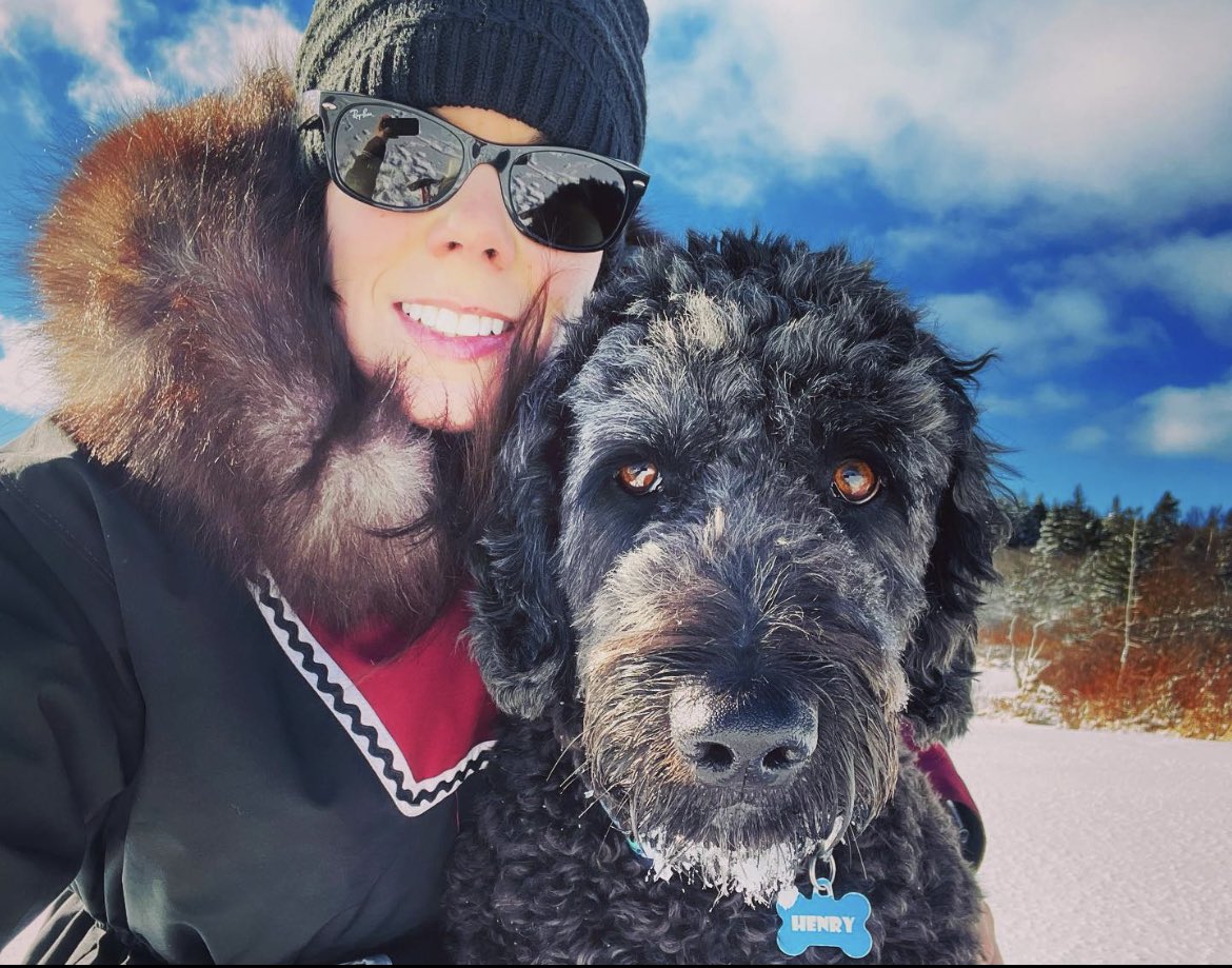 It feels like a Labrador day! #bluesky #Winteradventures #henry