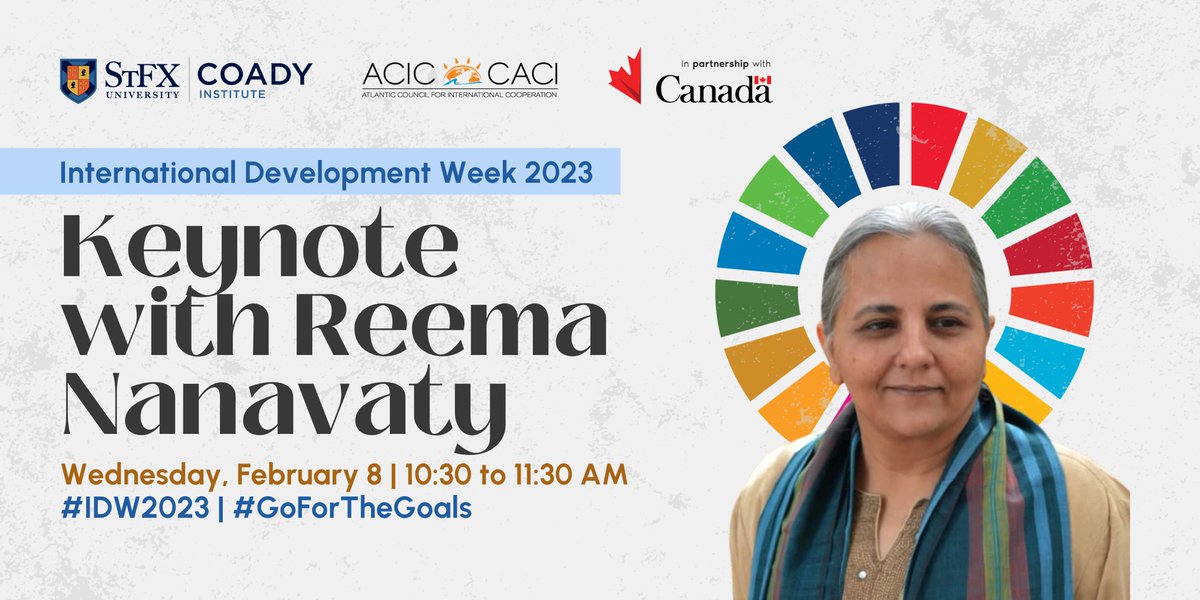 ACIC-CACI (@ACIC) on Twitter photo 2023-02-01 18:57:15 Explore the strength of realizing the central and holistic role women can play in an economy with SEWA Executive Director Reema Nanavaty in our IDW virtual keynote. at ow.ly/X40C50MH65K @CoadyStFX #IDW2023 #GoForTheGoals #Feminism #SDGs #SEWA @CanadaDev Explore the strength of realizing the central and holistic role women can play in an economy with SEWA Executive Director Reema Nanavaty in our IDW virtual keynote. at ow.ly/X40C50MH65K @CoadyStFX #IDW2023 #GoForTheGoals #Feminism #SDGs #SEWA @CanadaDev