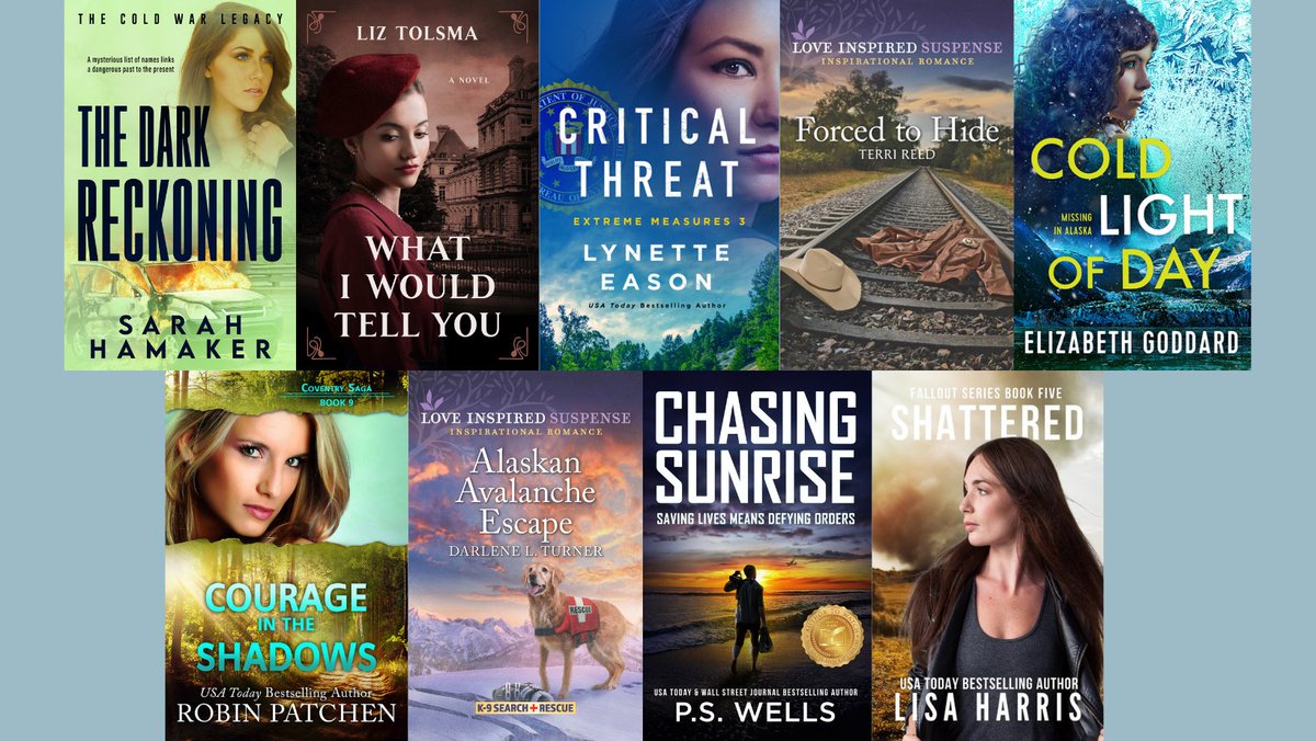 My podcast will start featuring each month's new releases in Christian romantic suspense with mini-interviews with the authors talking about their books. Take a listen here: sarahhamakerfiction.com/podcast/februa…
#romanticsuspense #Christianfiction #bookpodcasts #fictionpodcasts