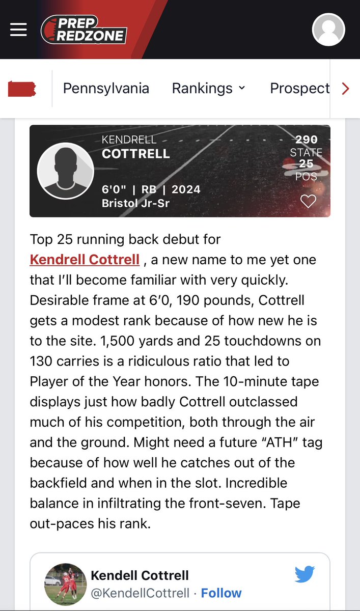 <a href="/KendellCottrell/">Kendell Cottrell</a> will be attending many camps this summer. Talent will be on fulllllll display. #’s do not lie.. An absolute playmaker, a leader and someone who LOVES the game… stay tuned for the next few months. Buckle up💪🏼 @PRZPAvic <a href="/tdhald/">Todd Haldis</a> <a href="/NPCoachZim/">Donnie Zimmerman</a>