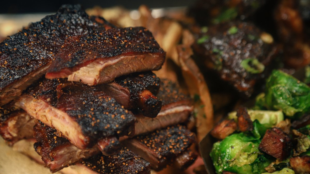 Come get your ribs at BEAST Craft BBQ! Our delicious spare ribs are cherry-smoked and seasoned with a special dry rub before being grilled and basted. You won't find better quality anywhere else! Get your rack of ribs today - we're serving until 8pm.