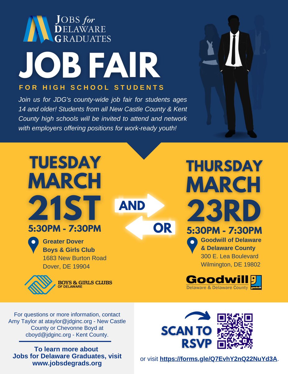 Gearing up for our upcoming job fairs in March!

We are excited to connect employers with the next generation of enthusiastic employees!!

#educateempoweremploy #JDGworks #jobfair #jagfamily