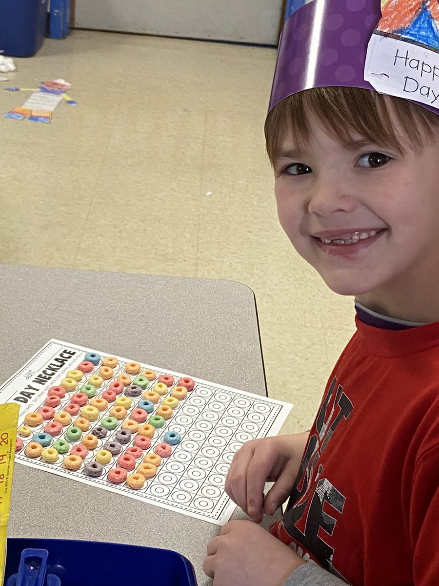 kendra_windsor's tweet photo. Happy 100th Day of school!! We had fun celebrating!! 🎉 #proud2bnorthies https://t.co/NMdeHjYIta