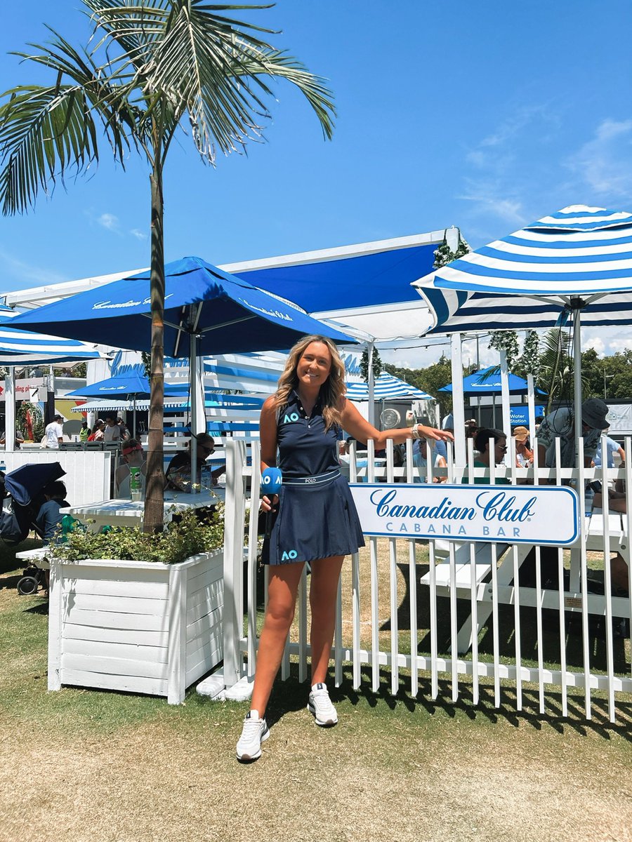 samokely's tweet photo. Loved managing &amp; fronting the @AustralianOpen coverage to kick off the year 🎤🎾

Record crowds &amp; social media numbers. So proud of our team. https://t.co/Vbo63pOzMK