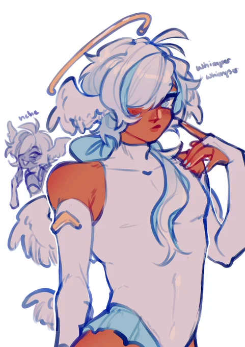 doodle to make myself feel better <3#kaeya #genshinimpact 