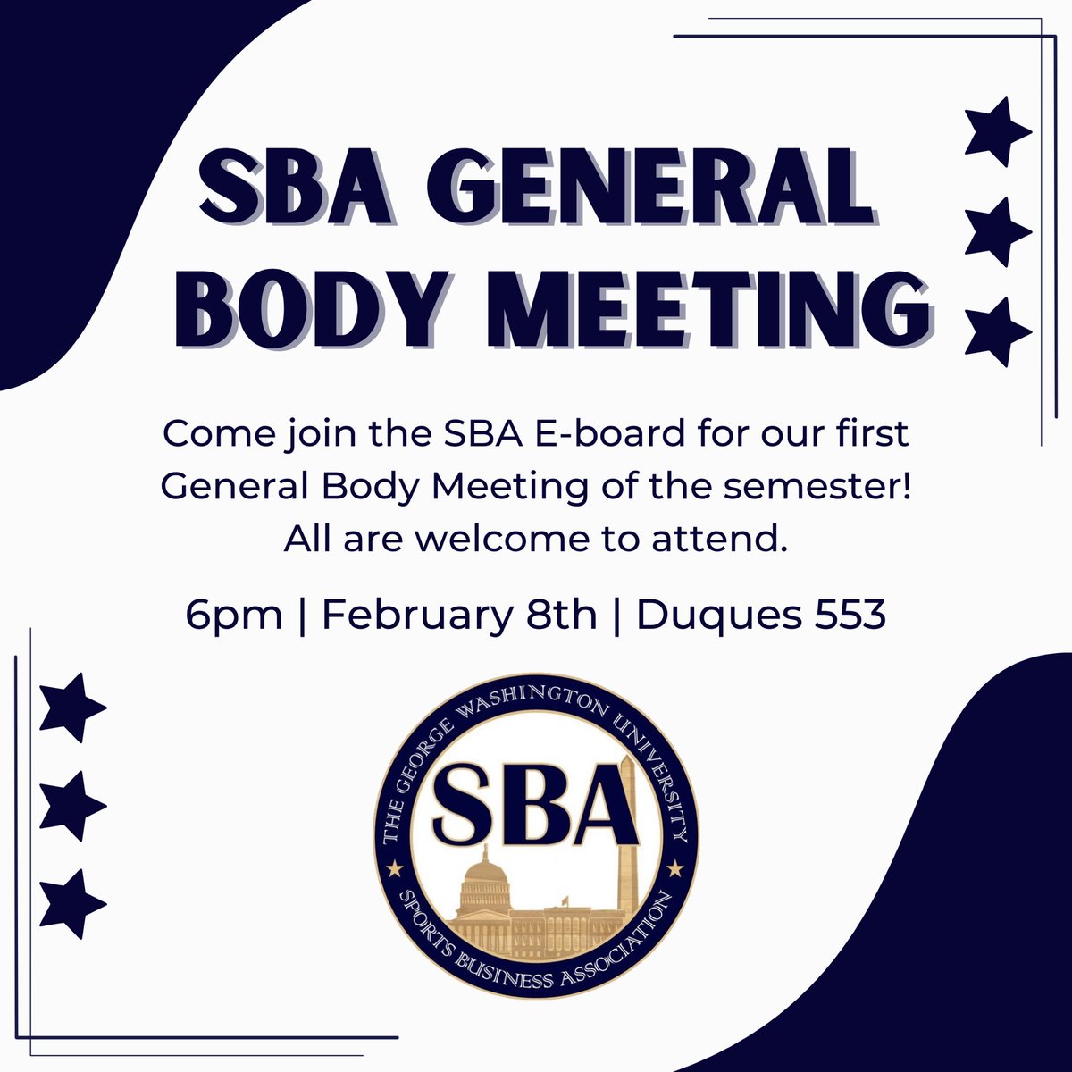 Join us for our first General Body Meeting next Wednesday in Duques 553. Bring your friends and bring your ideas!!