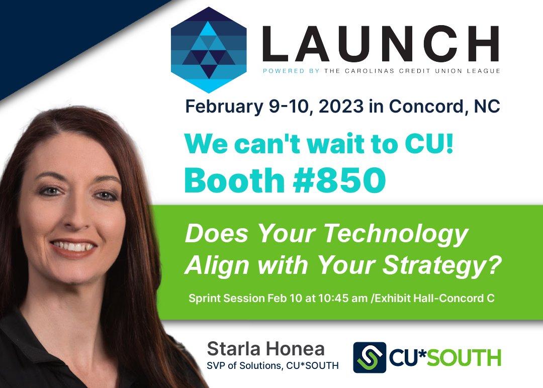 📣 NC &amp; SC Credit Unions Leaders -- Frustrated with your current technology? Learn strategies that have proven beneficial for any forward-thinking Credit Union. 

Are you going? Let us know... cusouth.com/Contact-Us
#WeGrowCreditUnions #ALLlInOneCore #GetExpertHelp