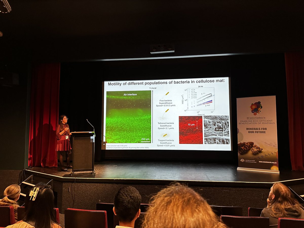 Isaac Gresham (@ijgresh) on Twitter photo Imaging bacteria building cellulose prisons for themselves. This project just keeps getting cooler and cooler. <a href="/MarryHoseini/">Maryam Hosseini</a> presenting her work with <a href="/SoftMatterHackr/">Patrick Spicer</a> and <a href="/firoozeh_bkh/">Firoozeh Babayekhorasani</a> . Imaging bacteria building cellulose prisons for themselves. This project just keeps getting cooler and cooler. <a href="/MarryHoseini/">Maryam Hosseini</a> presenting her work with <a href="/SoftMatterHackr/">Patrick Spicer</a> and <a href="/firoozeh_bkh/">Firoozeh Babayekhorasani</a> .