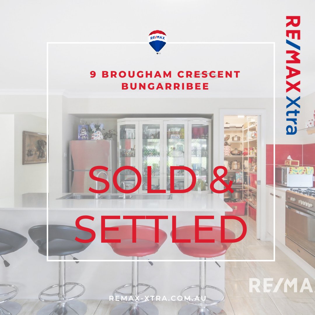 ❤️🤍💙 This 6 🛌, 3 🛀 & 2 🚗 home in Bungarribee is now sold and settled.  Congratulations to our happy sellers and buyers! Congratulations Billy Markovski, Bungarribee's #1 Selling Agent ❤️🤍💙
​
​#remaxXtra #WeAreGlobal #WeAreRemax #bungarribee #billymarkovski