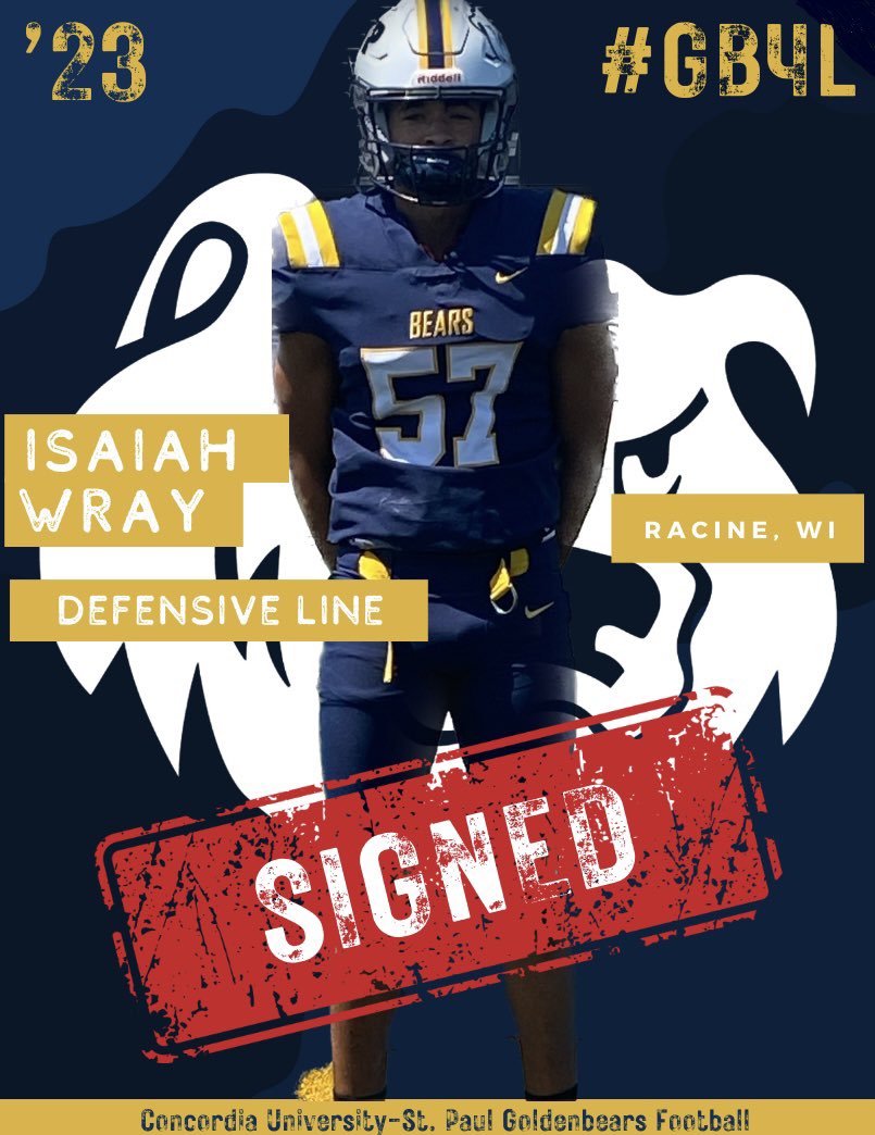 Welcome to the Twin Cities!!

✍🏼 I  Isaiah Wray
📍 I  Saint Catherines HS
🏈 I  DL
📲 I  <a href="/Isaiah_Wray5/">Isaiah Wray</a> 

#GB4L #RED #NSD23