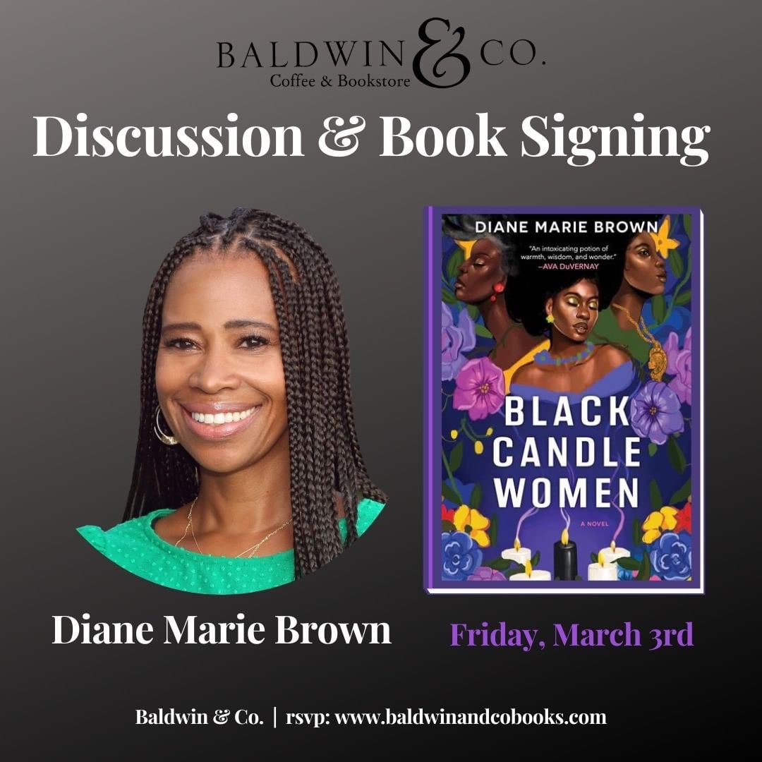 Hey, New Orleans! I'm coming to see you and I can't wait to share Black Candle Women with you all. Hope you can make it to <a href="/BaldwinBooks/">Baldwin & Co. Books & Coffee</a> on 3/3!