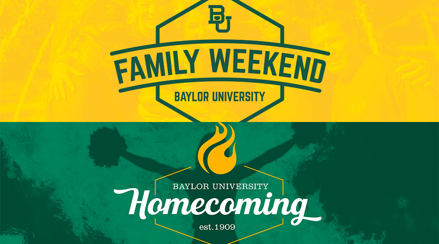 Baylor's tweet image. MARK YOUR CALENDARS - FALL 2023: 
* #BaylorFamily Weekend: Sept. 15-16
* Fall Break: Oct. 13-15
* #BaylorHomecoming: Oct. 27-28

Complete 2023 @BUFootball schedule:
➡️ bit.ly/3l2hq2f