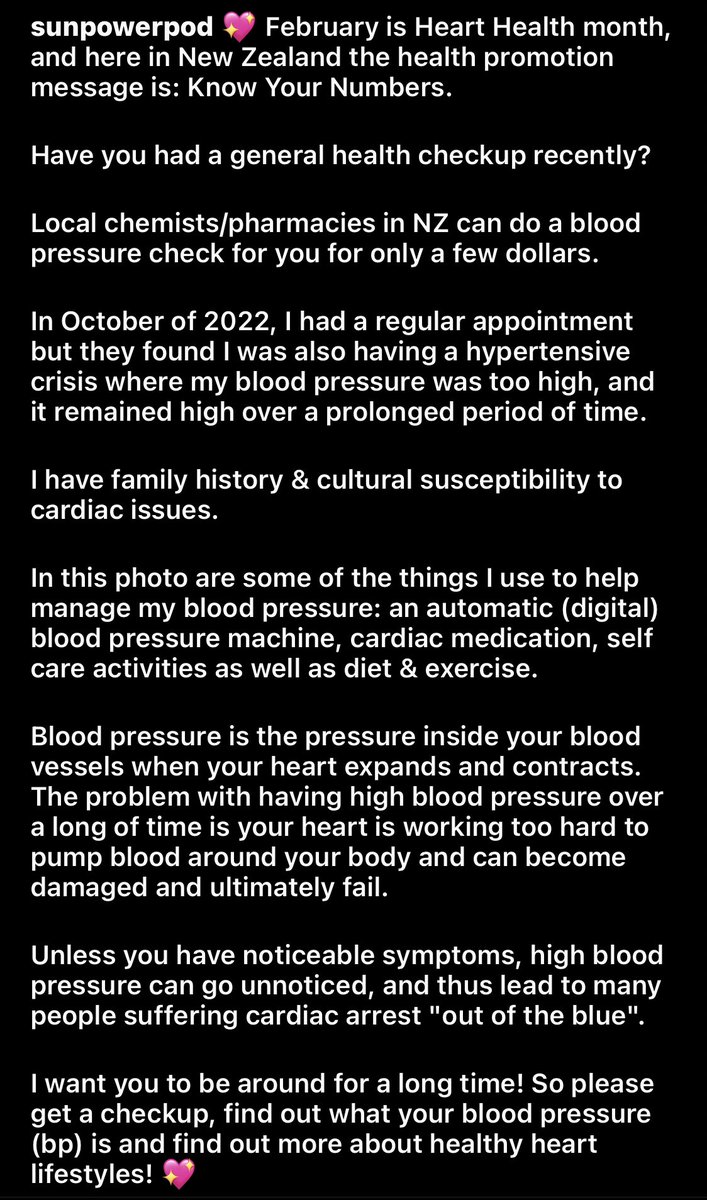 💖 February is heart health month, and it's been at the forefront of my health journey since October 2022.

If you haven't had a checkup lately, please do 💖
#HeartHealthMonth