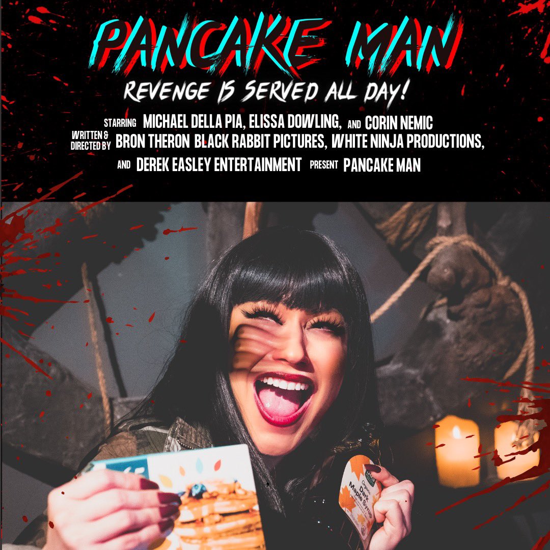 You might just see me in the upcoming indie horror flick Pancake Man! I’m in talks to be a part of the film. Check out the Indiegogo here!! indiegogo.com/projects/panca…