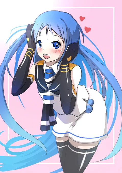 ツインテ五月雨ちゃん(加筆修正して再掲) #ツインテールの日 