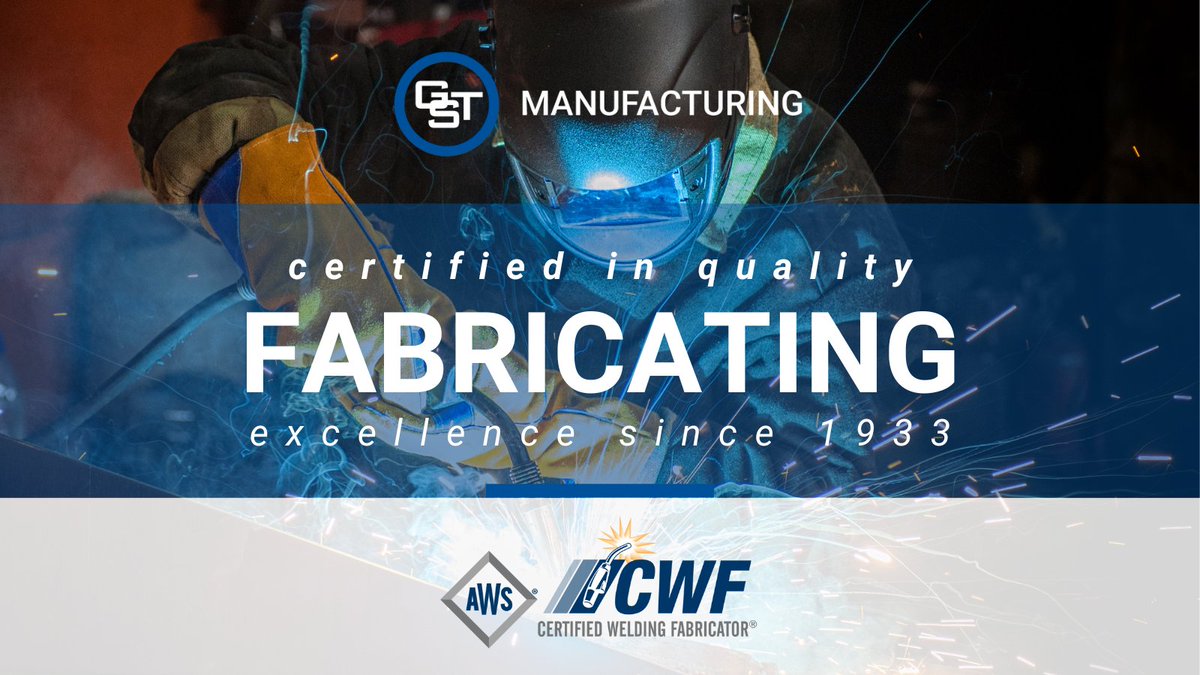 Officially #certified by the American #Welding Society and #fabricating #quality products since 1933, GST #Manufacturing has been the leader in #metal #fabrication across North #Texas and beyond. Learn how we can help with your next #project at gstmanufacturing.com