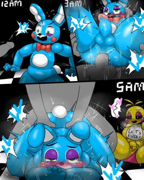 toy bonnie x bonnie sex five nights at freddy's, five nights at freddy's 2, scottgames, toy bonnie  (fnaf), withered bonnie (fnaf) main image 0