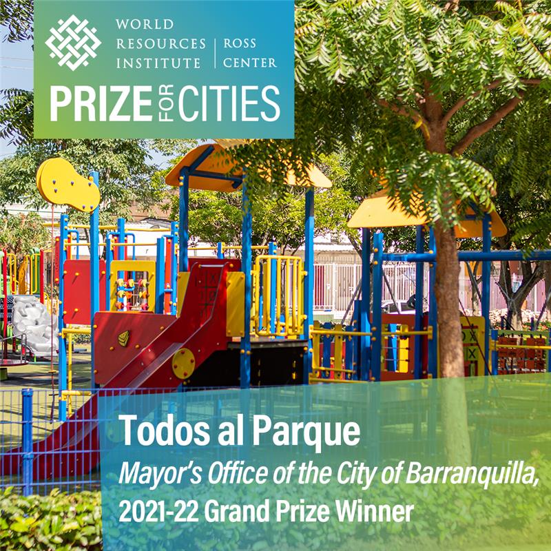 Image for the Tweet beginning: And our 2021-2022 #PrizeforCities Grand