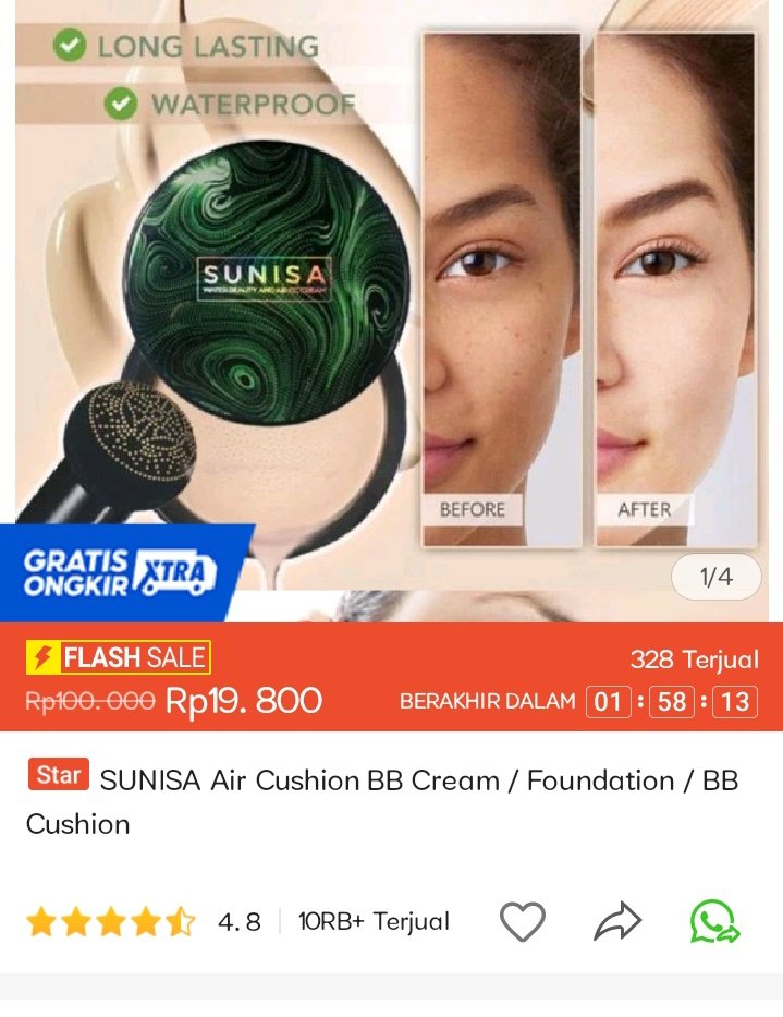 luvh_yu's tweet photo. Hi GUYS, Hadir BB Cream Sunisa untuk kalian semua❤️ Produk BB cream yang coverage nya ok banget dan shade naturalnya yang bisa masuk ke semua skin tone. Dapat menyamarkan noda diwajah dan membuat wajah terlihat lebih mulus.
Link Produk https://t.co/yIamFCZ06y
Live Ig #Trending https://t.co/tJyz40etbn