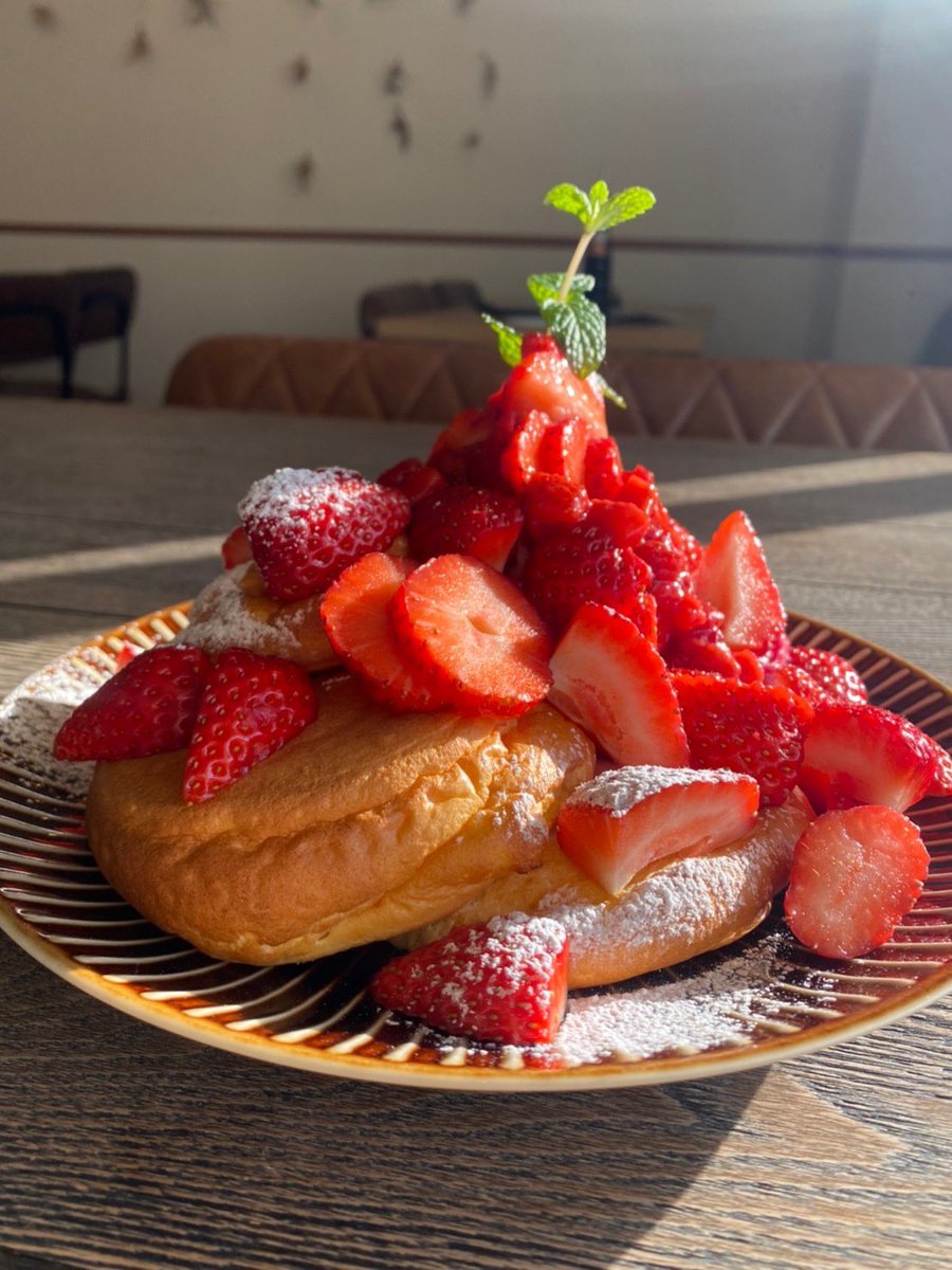 086MaHaLo086's tweet photo. おやすみ、ありがとうございました！
今日からいよいよ
〝山盛り苺のパンケーキ〟始めます！
今年も盛り盛りですので、是非是非
マハロにお立ち寄りくださいね🫡🍓 https://t.co/8a2zV7Ky9S