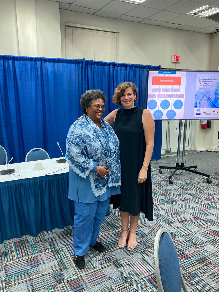 Another great meeting with ⁦<a href="/miaamormottley/">Mia Amor Mottley</a>⁩ engaging with ‘social partners’. Missions meet Barbados!