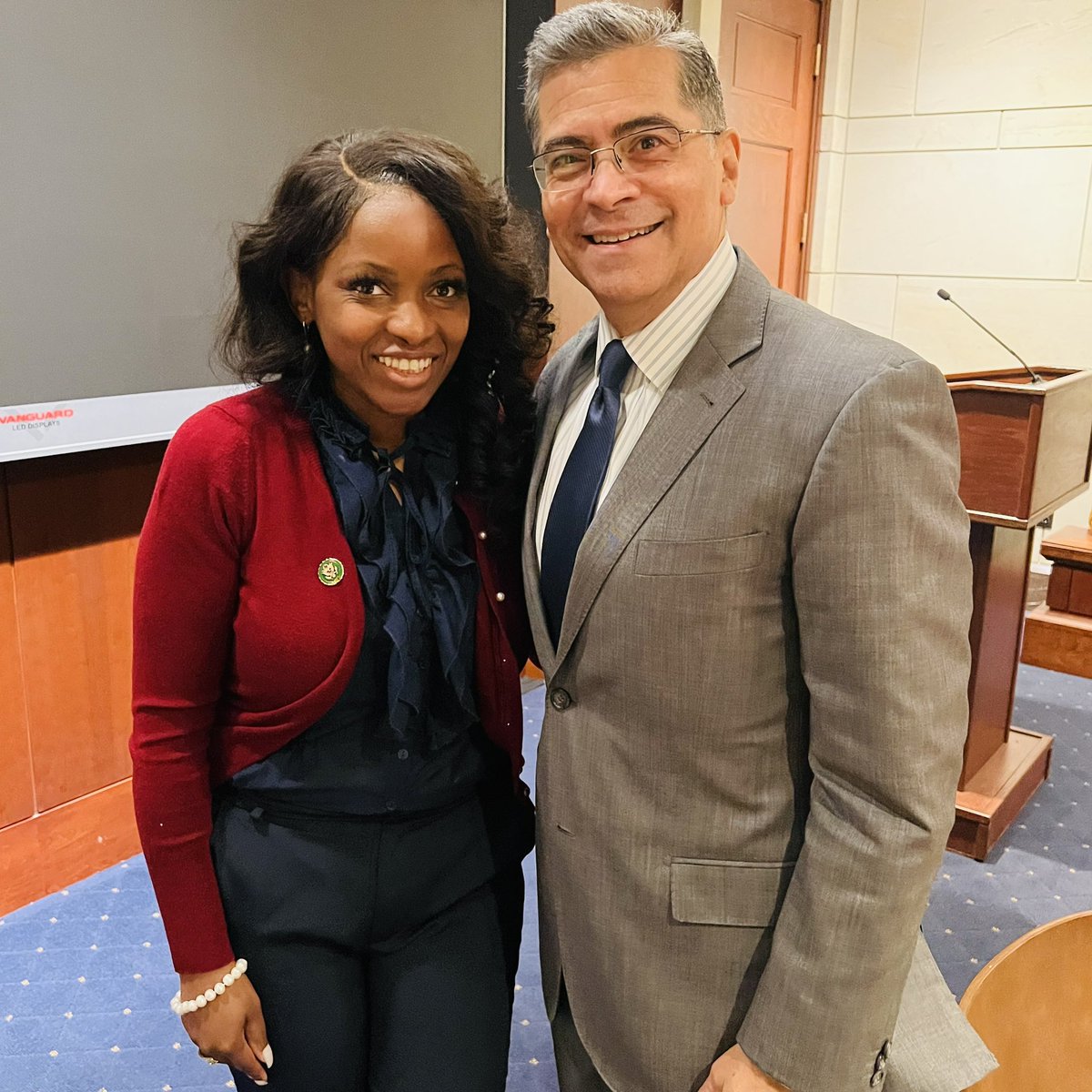 RepJasmine's tweet photo. What an insightful and inspiring conversation with @SecBecerra today!

More than ever before are covered by the ACA, but much work remains to ensure the health of our Nation. Food Deserts, travel distances to care, staff shortages, and more…we’ve got our work cut out for us. https://t.co/rkchpcDaEd