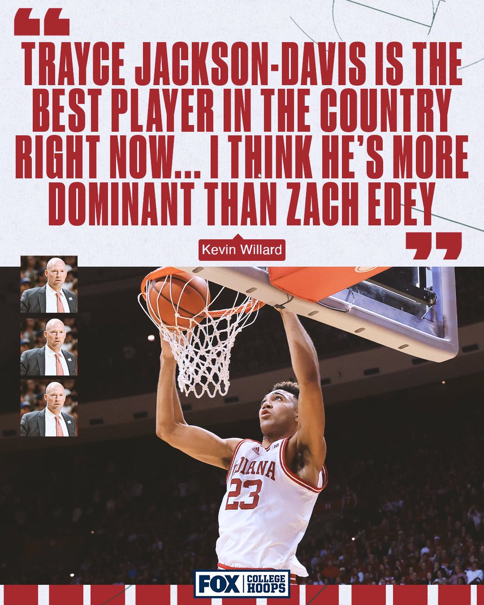 CBBonFOX's tweet image. Maryland Head Coach Kevin Willard thinks TJD is the best player in the country 👀

Do you agree?