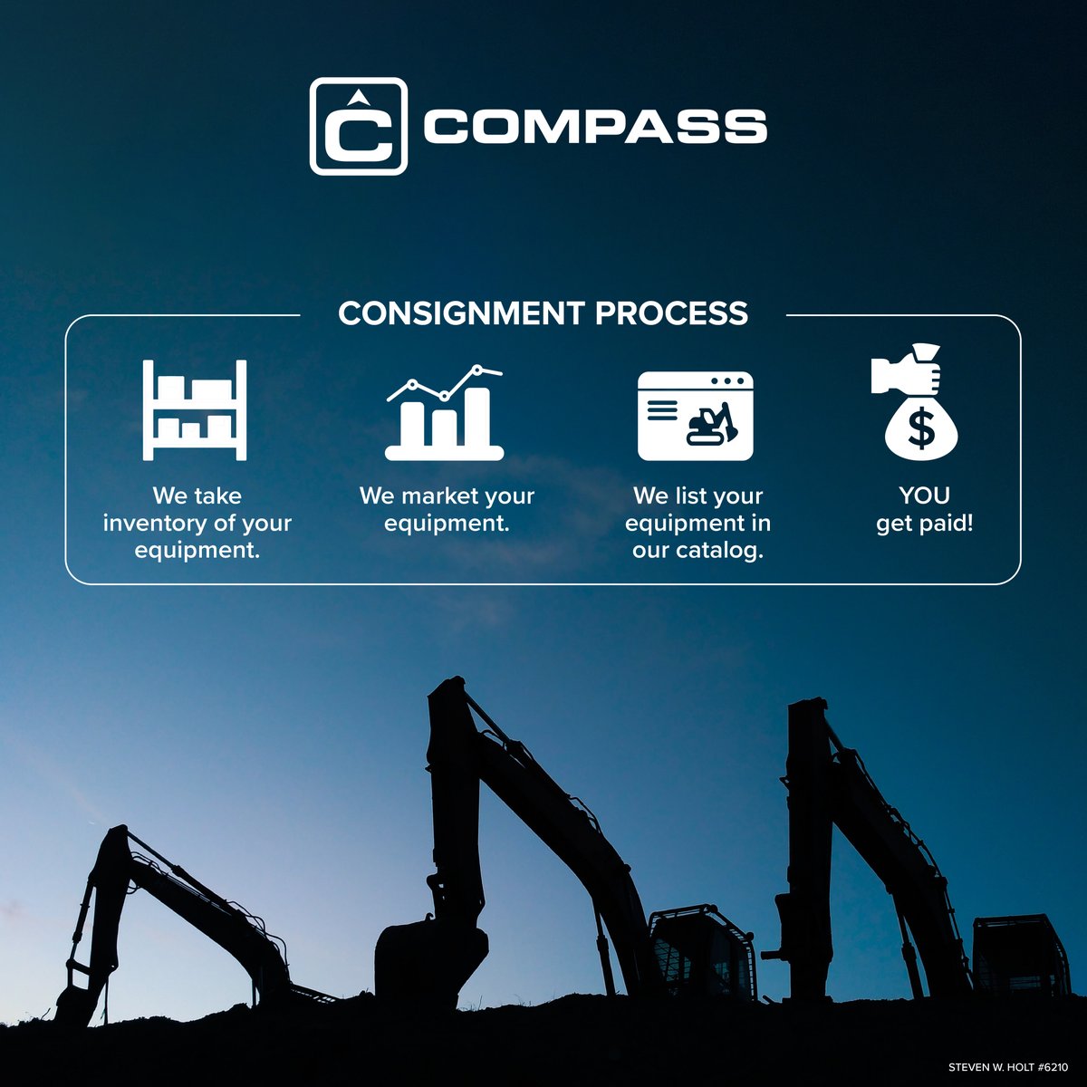 SoldOnCompass's tweet photo. Compass Auctions gives you the flexibility and peace of mind needed to “set it and forget it”, so you can get everything on your busy schedule done.
Getting your equipment sold at auction can be as easy as contacting our team.
https://t.co/ifeYYLeUUT https://t.co/1U3eubxFpf