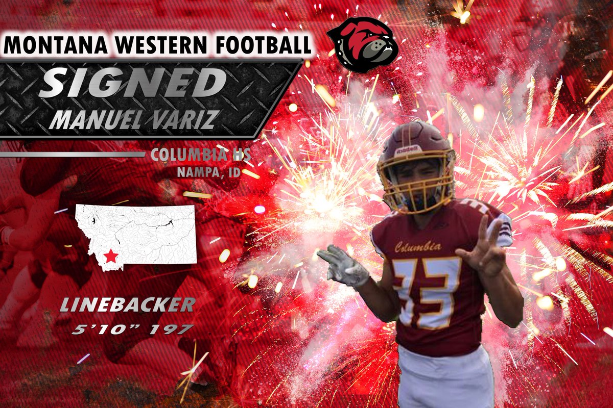 UMW_Football's tweet photo. 🖊️Manuel Variz
📍 Columbia HS, ID
🏈5'10'' 197lbs, LB
Manuel will  join the Dawg LB room and bring tenacity and a high motor! Excited to add a great player to the Dawg D! Welcome to the Dawg Family!
#DYD #PowerOfOne #DawgFamily @manuelvariz4 https://t.co/8AZJNLRdyF