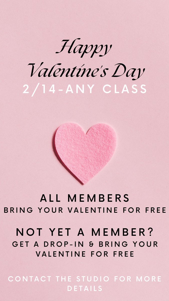 CyclebarV's tweet image. HAPPY FEBRUARY CYCLEBAR!!
On Valentines Day, Bring your Valentine for free! Contact the studio for more details! We cant wait to ride with you &amp;lt;3
#cyclebar #spin #SanDiego