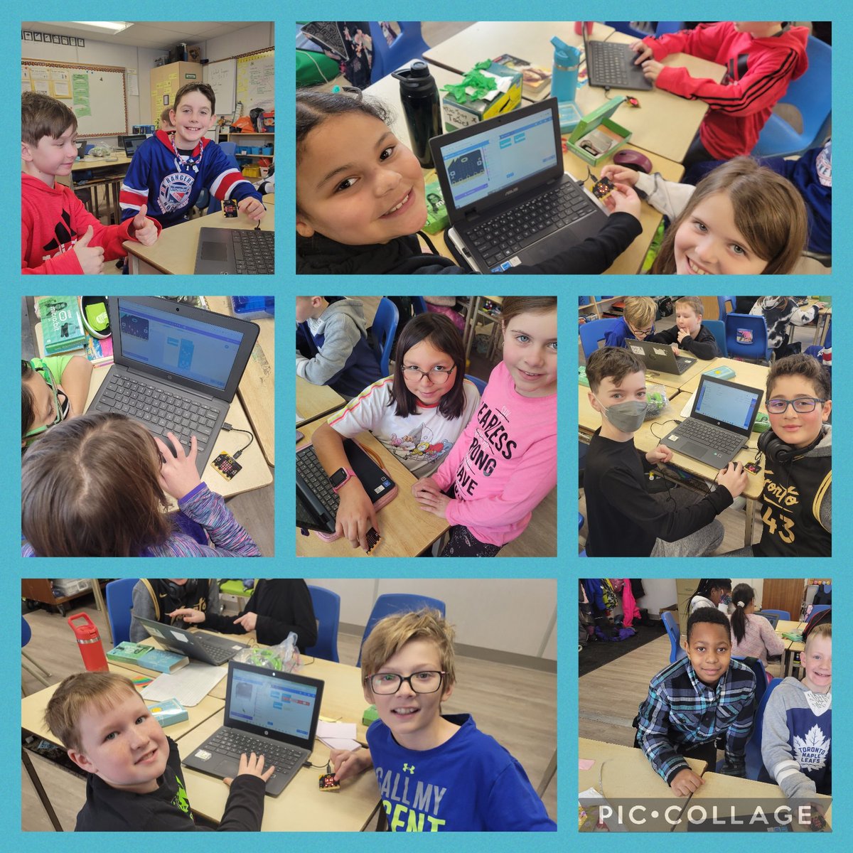 wcdsbStPaul's tweet image. Extending coding skills in grade 4 with micro:bits #kidscode #codingismath