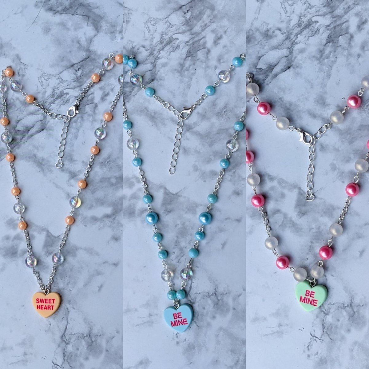 twinklebat_kc's tweet photo. Big shop update today! Added more charm bracelets, and valentine's day necklaces! 🌙💖 Check it out! https://t.co/VaOEz404rR