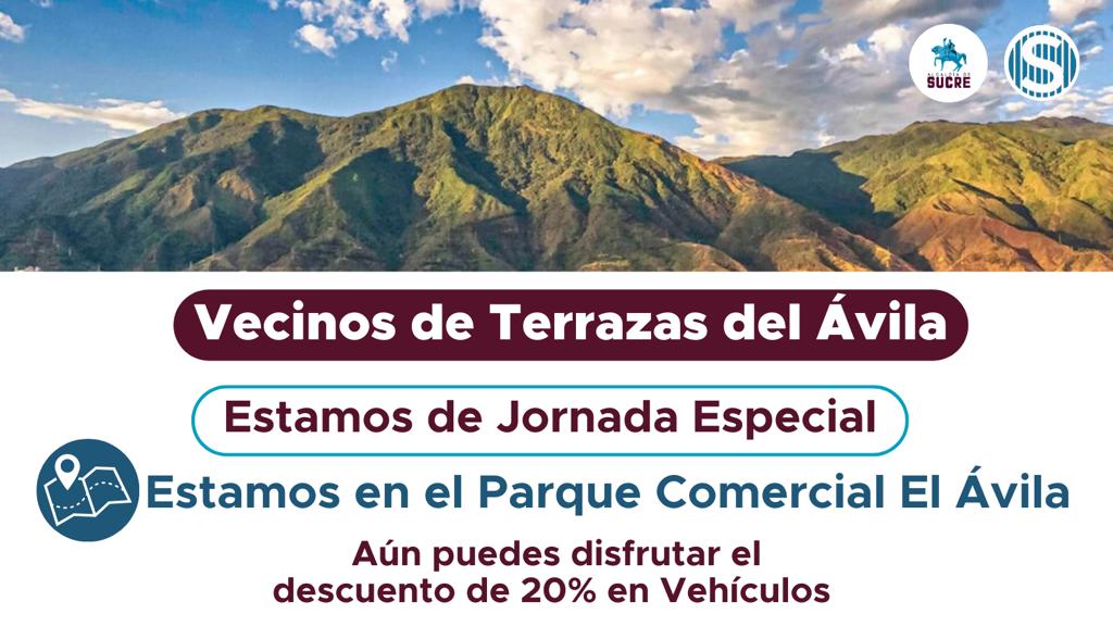 📢 Acércate y te daremos toda la asesoría que necesitas sobre tus impuestos y allí mismo podrás realizar el pago pertinente.

⏰ 10:00 am a 3:30 pm 

#SucreSedat #TerrazasDelAvila