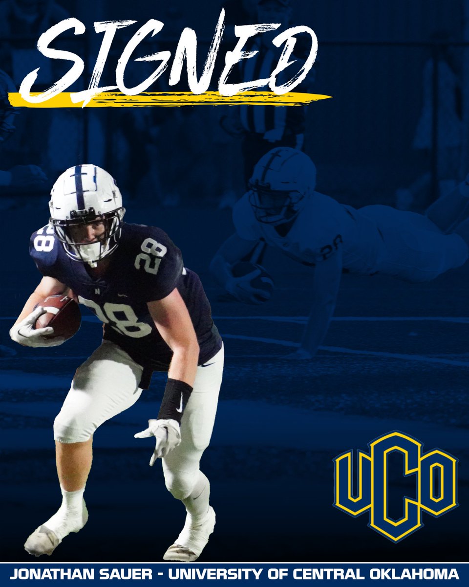Edmond North Athletics (@north_edmond) on Twitter photo Congrats to <a href="/Jsauer28/">Jonathan Sauer</a> on signing to play football at <a href="/UCOFootball/">Broncho Football</a>!! #HuskyNation #beGREAT @edmond_football Congrats to <a href="/Jsauer28/">Jonathan Sauer</a> on signing to play football at <a href="/UCOFootball/">Broncho Football</a>!! #HuskyNation #beGREAT @edmond_football