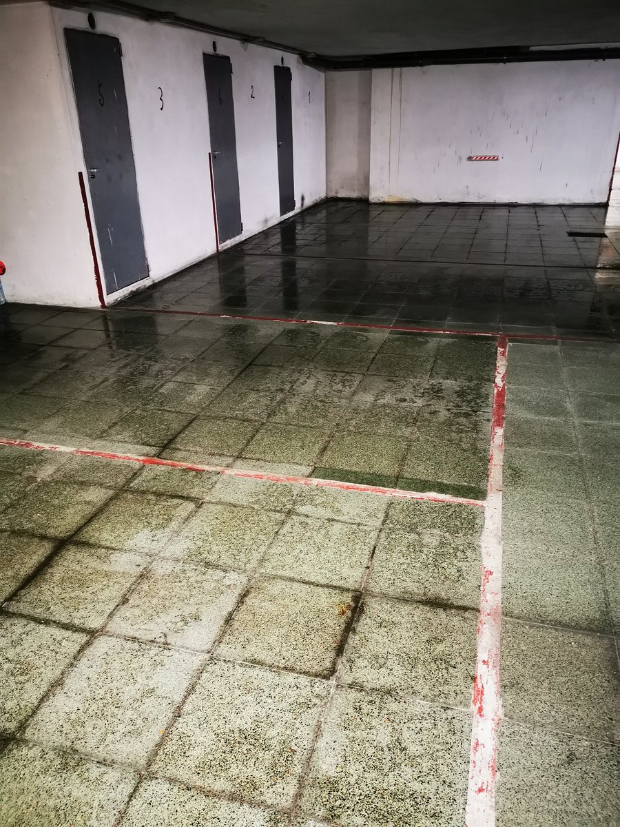 Limpieza y desinfección  de garajes, con  bactericidas específicos para el covid -19 productos autorizados por sanidad, en Avda de la Marina. 

Luminarias, tubos, bajantes, rampas, extintores, llaves de luz, accesos a trasteros y puertas de accesos, puerta de entrada.