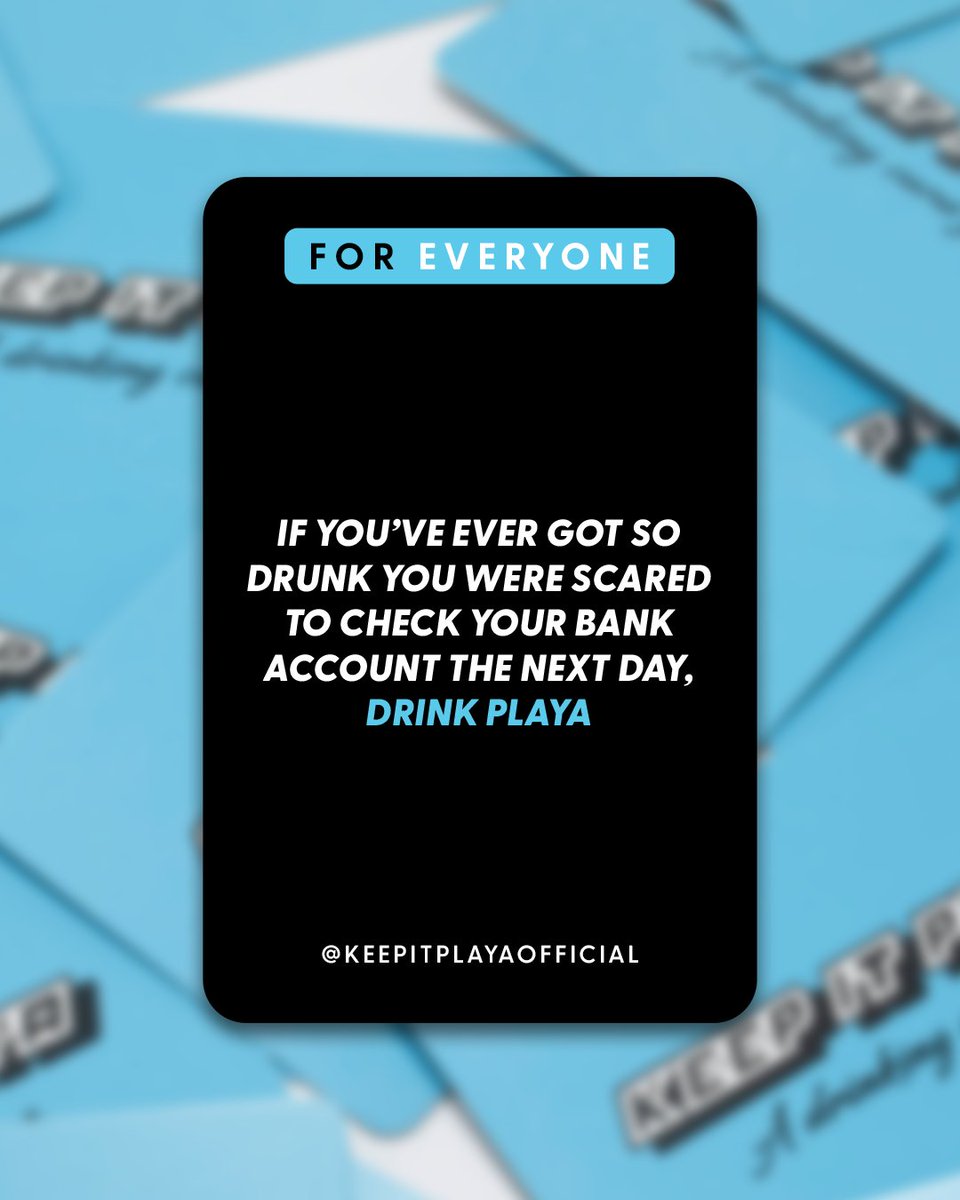 keepitplayaaaaa's tweet photo. ๐ Tell the truth now playa ?!
-
๐
ฟ๏ธ Keep It Playa: A Drinking Card Game (Link in bio!)
-
๐ For Ages 21+. Please drink responsibly.
-
-
-
-
#keepitpLAya #explorepage #gamenight #drinkinggame #lit #shopblack #cardgame #cardgames #adultcardgame #drunk #demontime https://t.co/0h0qZ70zl1