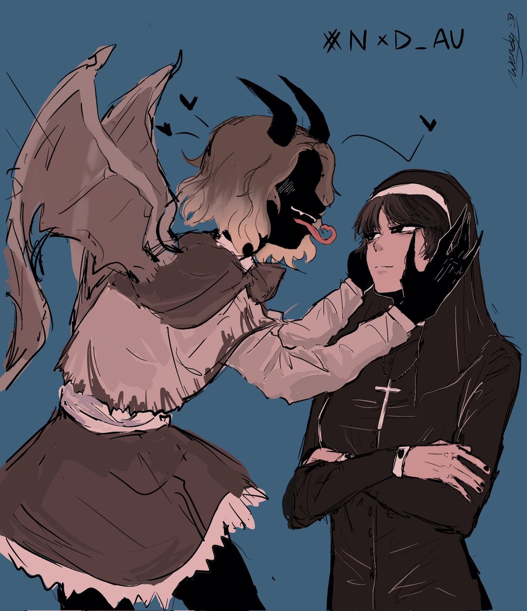 I do my best 🫡😉
#wenclair #NxD_AU
(<a href="/VaniRyai/">Pra Ryai</a> hope you like it 😇