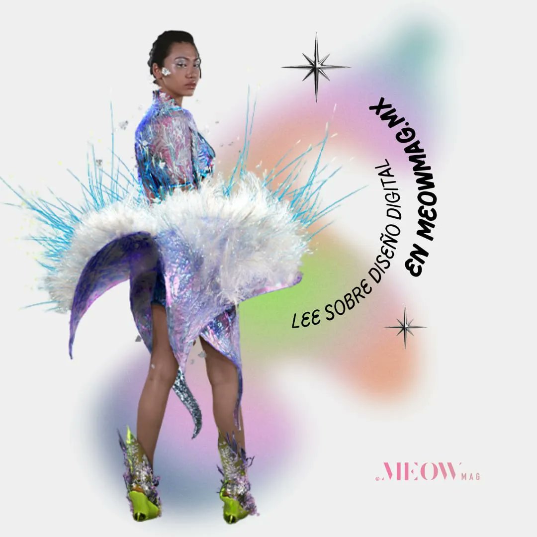 MeowMag's tweet image. 💫 La moda es una fuerza creativa que nos invita a experimentarla de mil formas distintas y con la llegada del metaverso la #modavirtual es una fantasía hecha realidad (al menos en nuestras pantallas) 📱👀👾 Conoce más del diseño digital: buff.ly/3l1x7qv 👾 #MEOWFashion
