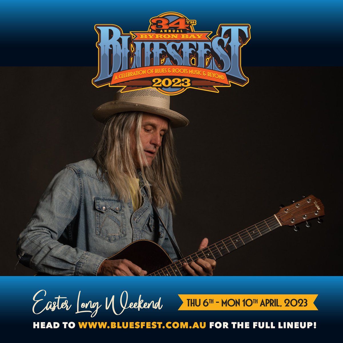 Super excited to announce this! Ill be playing @BluesfestByron and have extended my Australia tour. See ya Easter Weekend. Yippee!