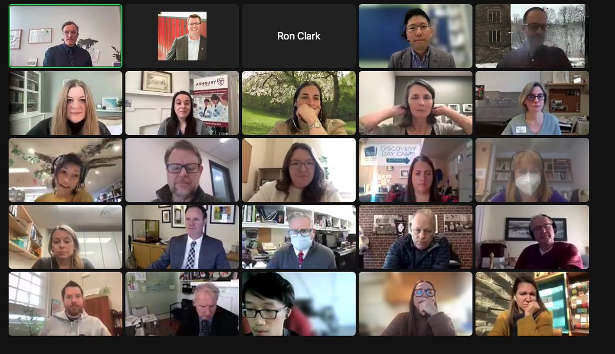 It was an inspired day of learning and curiosity. Using the power of zoom & professional network, I spent time with teachers, leaders & friends from around the globe exploring topics from AI - Governance. More to come on my blog tomorrow! @CISOntario @CAIS_Schools @GOAlearning