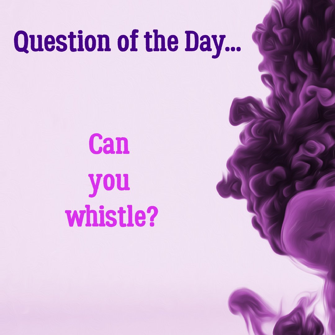 Can I... Yes... Should I... No. 
I can only whistle one note and I sound like a hooting owl 🤣🦉🦉
What about you???
#question #questions #answer #questionoftheday #quiz #ask #questionschallenge #justquestion #fun #questionandanswer #questionsandanswers