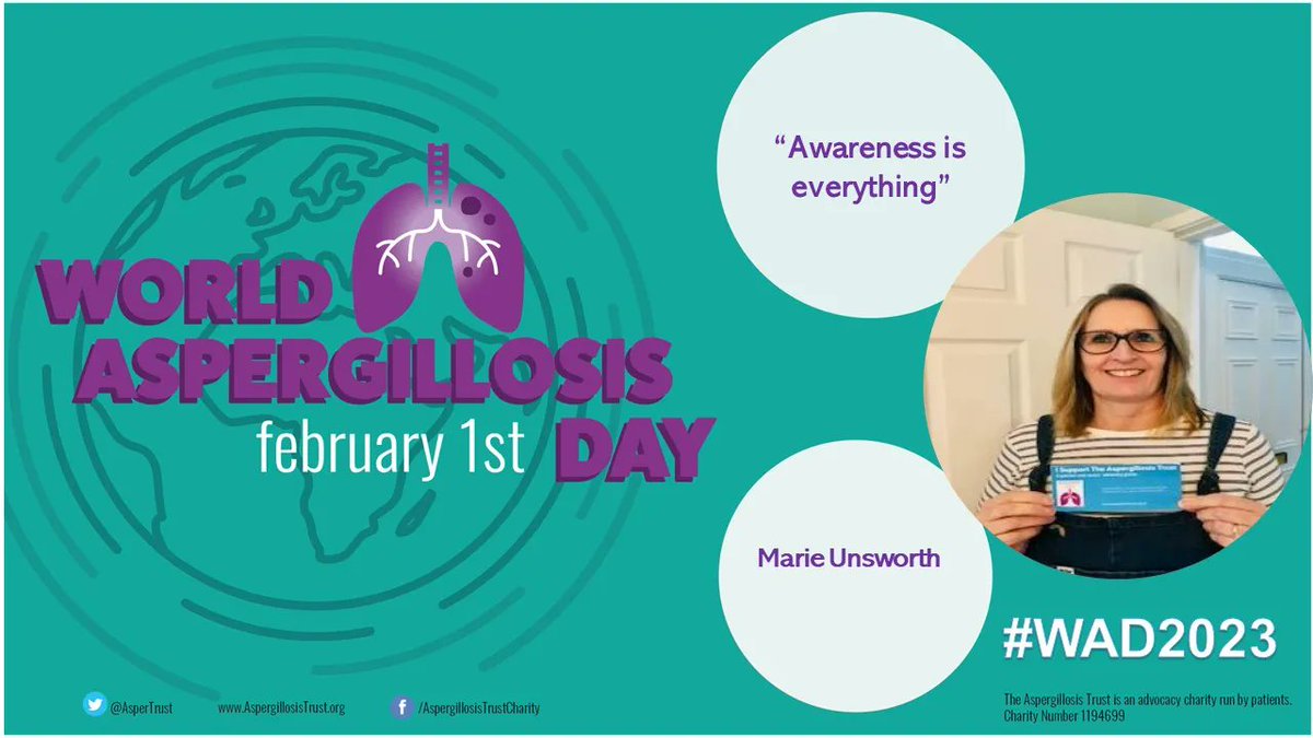 aspertrust's tweet photo. An RT From YOU could help in raising awareness about #aspergillosis &amp; Getting #healthcareprofessionals to #thinkfungus &amp; #BeConcerned earlier in the diagnosis cycle, the better the outcomes. #worldaspergillosisday22  @AsperTrust https://t.co/tHI5BxQuHw #WeareConcerned https://t.co/FZOusGuJ9N