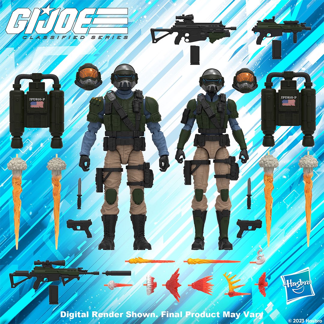 preternia on Twitter "Hasbro G.I. Joe Classified Series 6” Steel Corps 2pack."