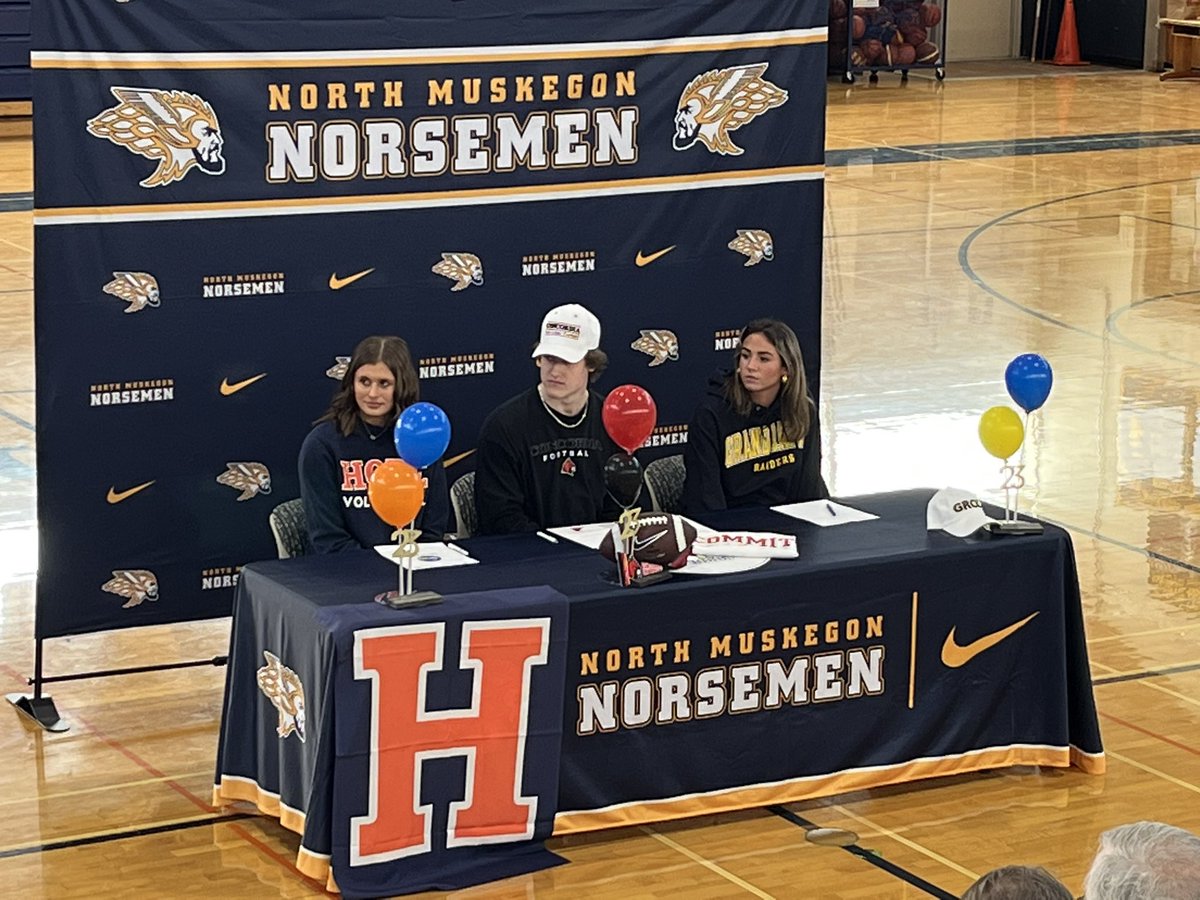 kenebyard's tweet photo. Norse at the next level @galloosamuel Concordia Football. @JoslynneBogner GRCC Volleyball. @npannucci4 Hope College Volleyball. They are getting great athletes but even better people. https://t.co/qFwDCwZSiG