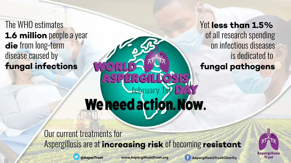 aspertrust's tweet photo. We want YOU to RT our message of Awareness of #Aspergillosis for #worldaspergillosisday2023, #BeConcerned #ThinkFungus @AsperTrust https://t.co/SCz1MfW4LG more information go to https://t.co/TAt9Nxbxin #WeareConcerned@BLMKHealthCare@CambsPboroICS@HWEICB@MSEssex_ICS@nandwics https://t.co/XXR6hyQyeG