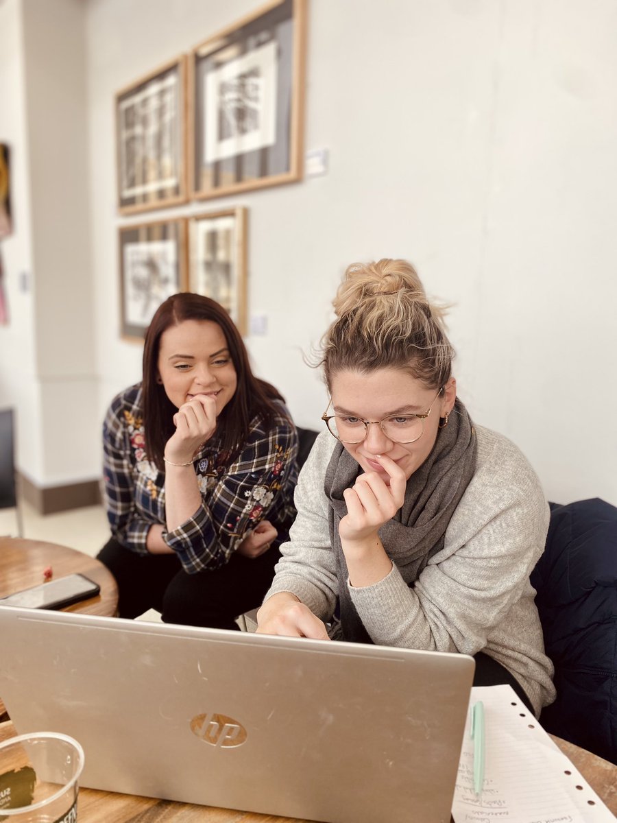 StuServicesAber's tweet photo. Two of our Mental Health Practitioners getting their creativity hats on in the @aberystwytharts this morning 🪄🎨 https://t.co/fKRa0AAnix